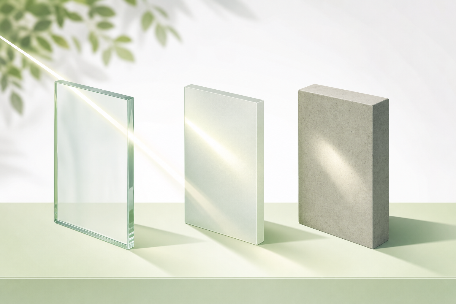 How Light Interacts with Glass to Make It Transparent, Unlike Walls