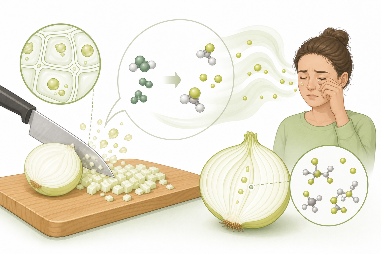 The Chemistry of Crying: Why Cutting Onions Makes You Tear Up