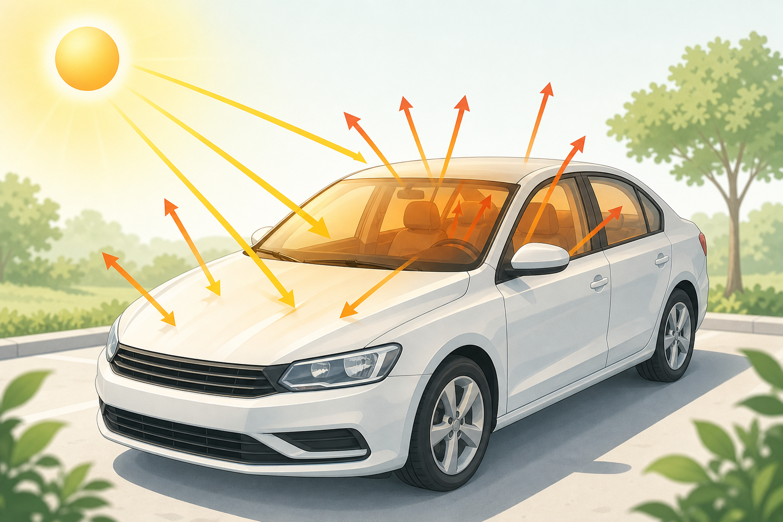 Why Does a Car Get So Hot in the Sun?