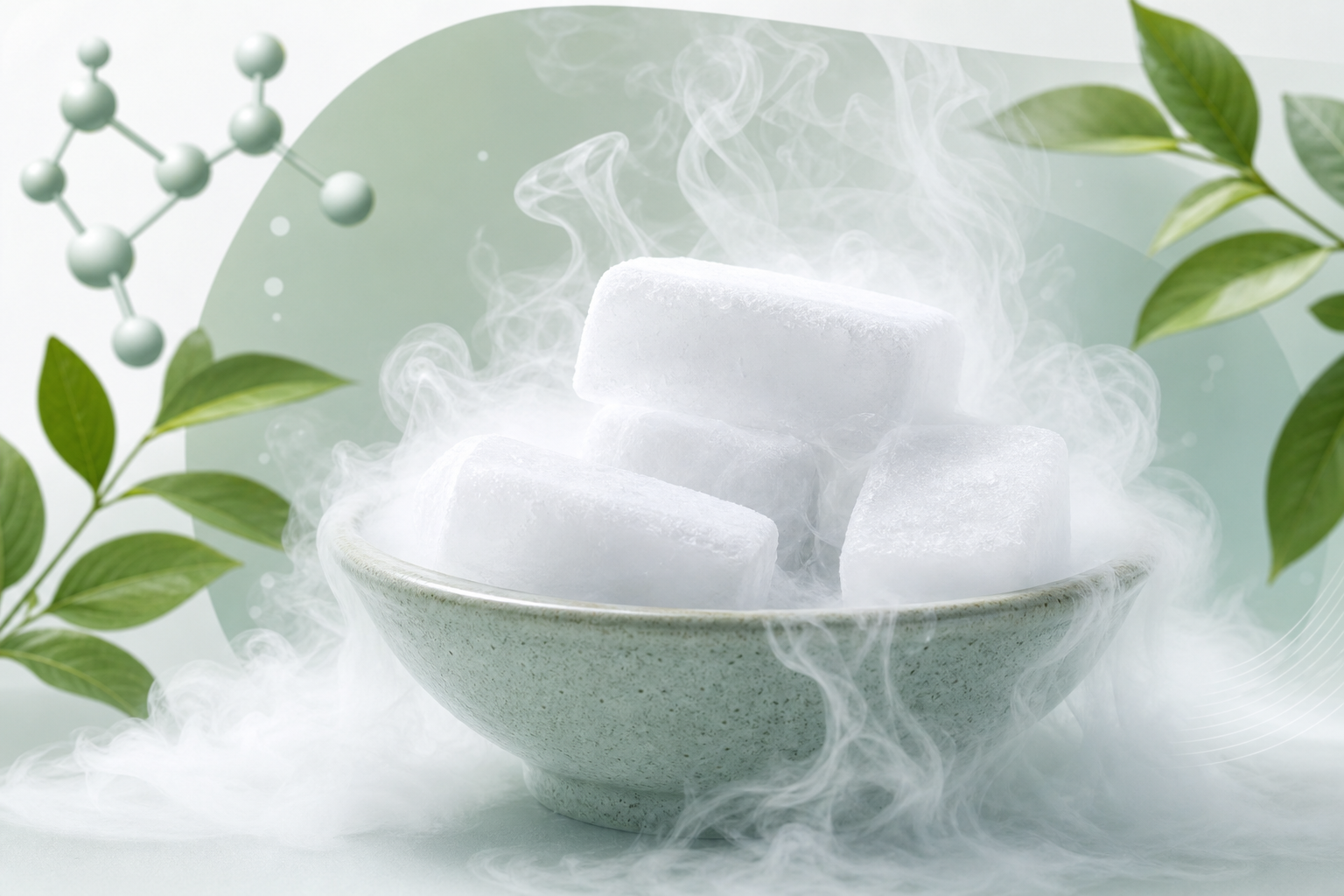 Hero image showcasing dry ice.