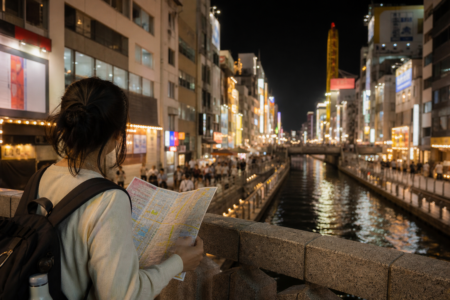 Dotonbori Osaka Evening Route Without Getting Stuck practical travel detail image